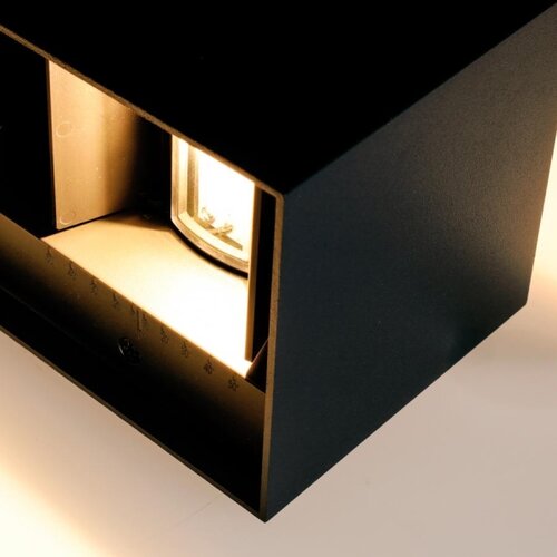  Brilagi - LED spolja&amp;scaron;nje zidno svetlo DOUBLE CUBE LED/12W/230V crna IP65 Slike