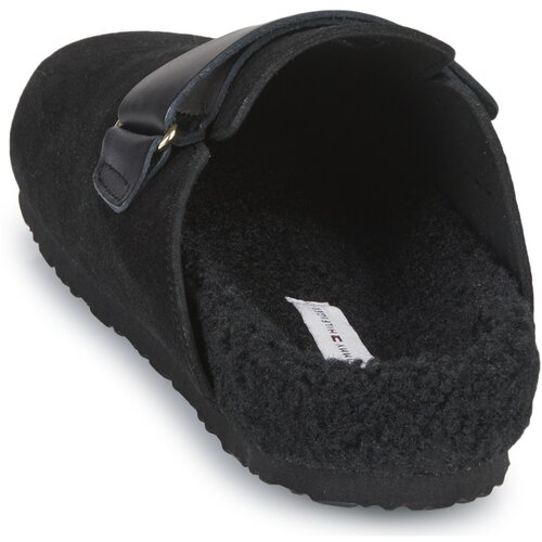 Tommy Hilfiger Cokli WARMLINED CLOSED TOE MULE Črna Slike