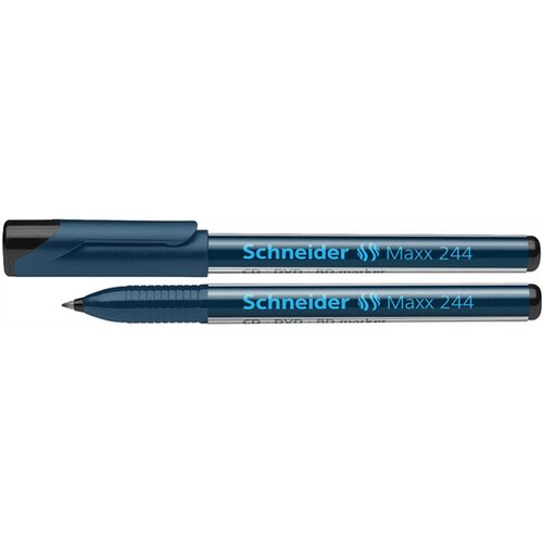 Schneider Flomaster , permanent marker, Maxx 244 CD, 0,7 mm, crni Slike