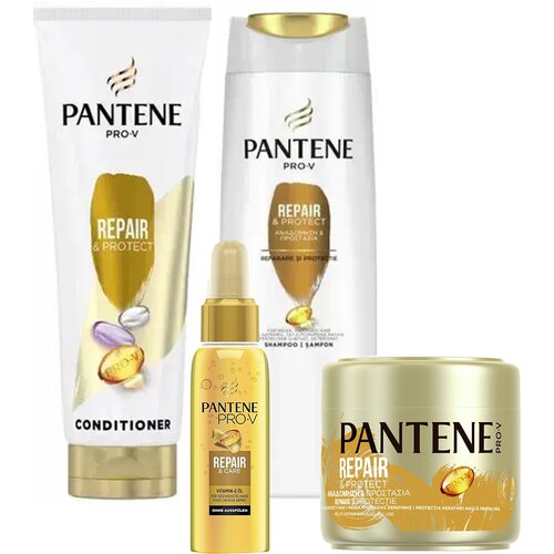 Pantene repair & protect set - šampon, regenerator, maska i serum za kosu Slike