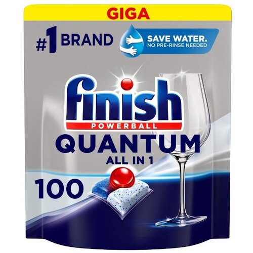 Finish tablete za mašinsko pranje sudova, quantum, 100 tableta Cene