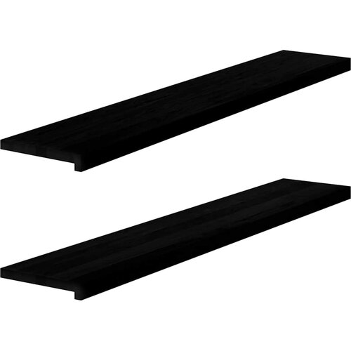  Prozorske klupice 2 kom tamnosmeđe 140x30x2 cm masivne hrast Cijene