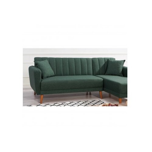 Atelier Del Sofa ugaona sofa Akua Kose desno-tamno zelena Cene