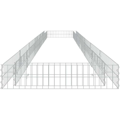 VidaXL Gabionska povi&amp;scaron;ena gredica od pocinčanog čelika 600x100x20 cm Slike