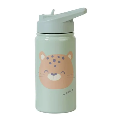 Saro Baby Thermos Bottle with Straw termosica sa slamkom Mint 350 ml