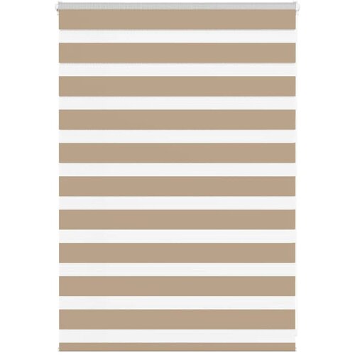 Zebra zavjesa Pje&amp;scaron;čano smeđa 115x100 cm &amp;Scaron;irina tkanine 110,9 cm Poliester Slike