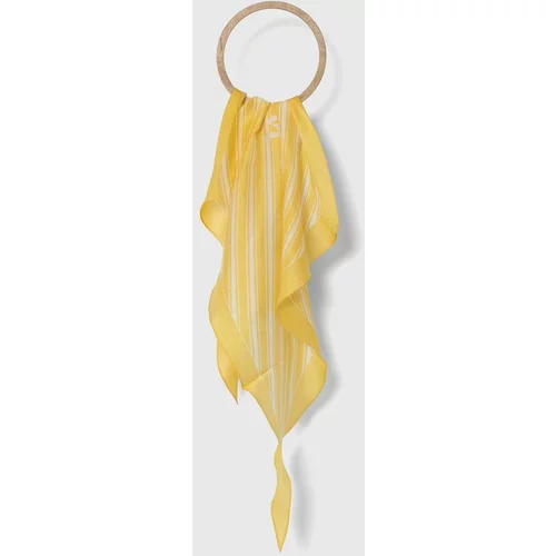 Polo Ralph Lauren Rutica s primesjo svile rumena barva, 454943689