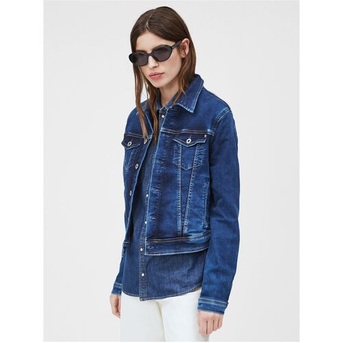 Pepe Jeans Blue Women's Denim Jacket Core - Women | ePonuda.com
