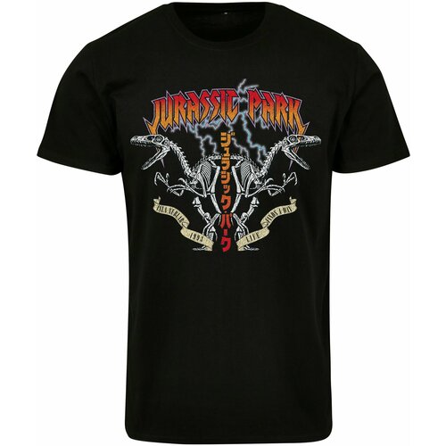 Merchcode Jurassic Park Rock Black T-Shirt Slike