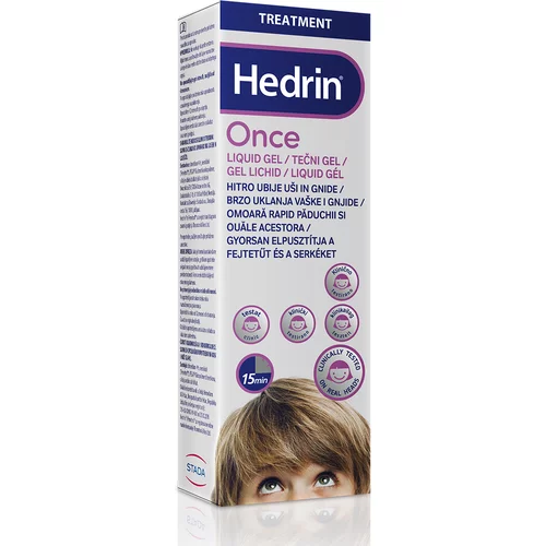  Hedrin Once, tekoči gel za odstranjevanje uši in gnid