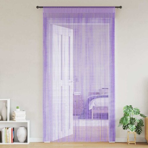 vidaXL Zavese iz nitk 2 kosa 140x250 cm vijolične barve Cene