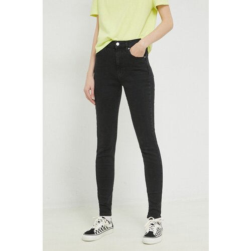 Tommy Jeans Traperice za žene, visoki struk Slike