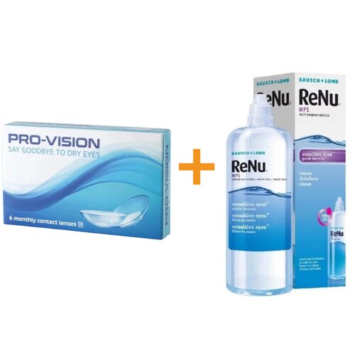Pro-Vision (6 db), havi kontaktlencse + ReNu MultiPlus (360 ml) Cene