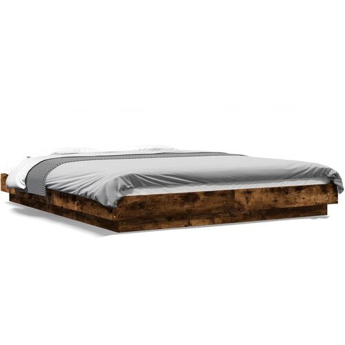 VidaXL Okvir za krevet boja hrasta 150 x 200 cm konstruirano drvo Slike