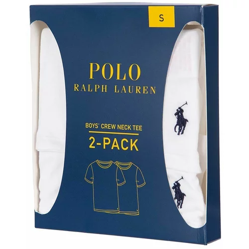 Polo Ralph Lauren Pidžama 2-pack boja: bijela, bez uzorka