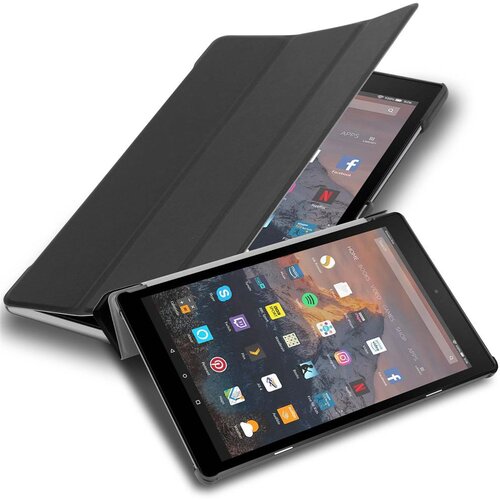 Cadorabo tablični ohi&scaron;je, združljiv s Kindle v satenasti črni barvi - ultra tanek za&scaron;čitni pokrov z samodejnim zbujanjem in stojalo funkcijo, (20615252) Cene
