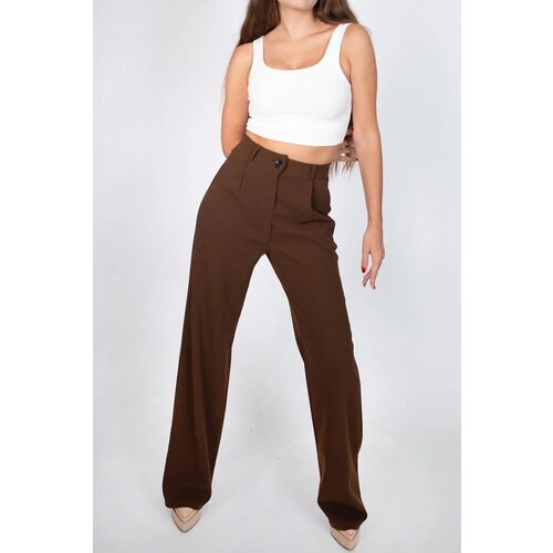 Dewberry 60948 Oversize Women Trousers-COFFEE Cijene