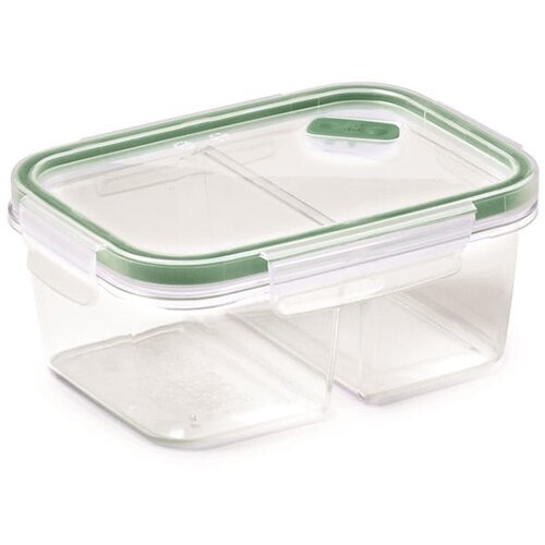 Plastična POSUDA LUNCH BOX 0,8L PRAVOKUTNA 2 ODJELJKA SNIPS Slike
