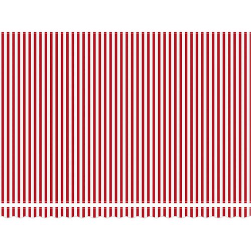  Električna retraktabilna tenda Crvena i bijela 450 &amp;times; 300 cm Slike