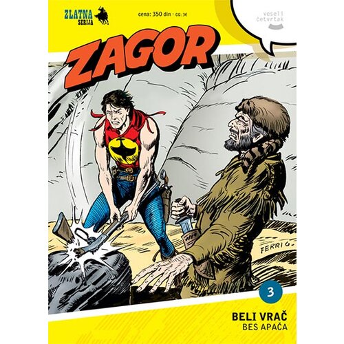 Veseli četvrtak Gvido Nolita - Zlatna serija 3 - Zagor: Beli vrač (korica A) Slike