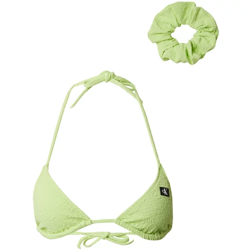 Calvin Klein Swimwear Bikini zgornji del svetlo zelena