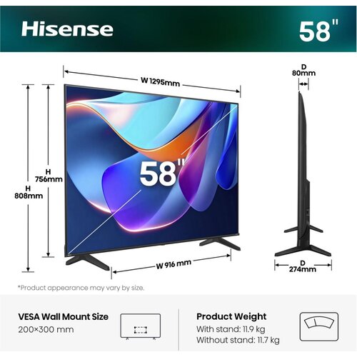 Hisense TV 58A6S Slike