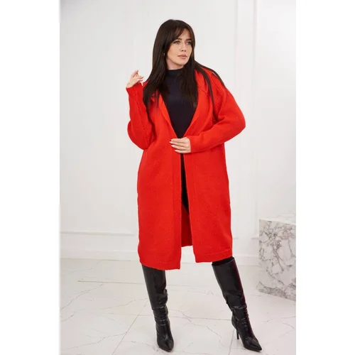 Kesi Red hooded sweater