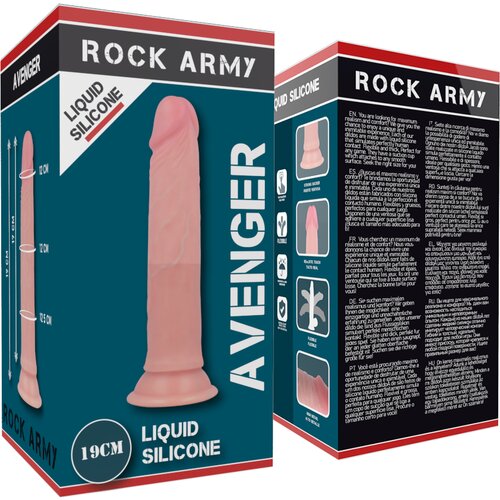 ROCK ARMY dildo rockarmy liquid silicone avenger (19 cm) Cene
