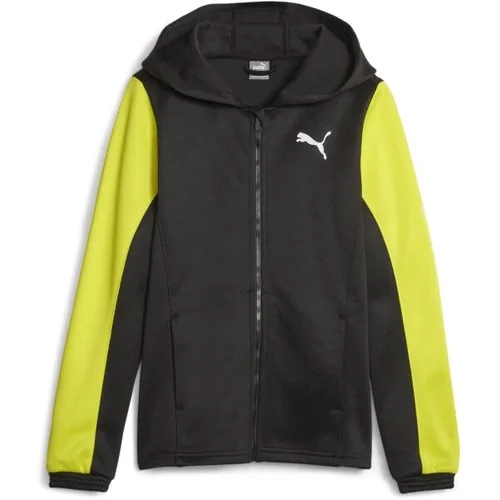 Puma FIT FULL-ZIP JACKET Jakna za dječake, crna, veličina