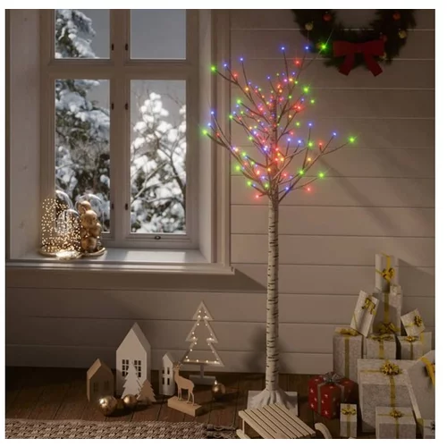  Božično drevesce s 140 LED lučkami 1,5 m večbarvno vrba