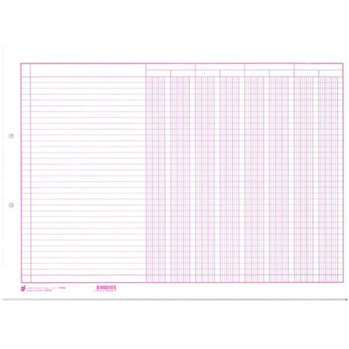 NARODNE NOVINE-UT 4-DK-50 RASTER SA 4 DVOSTRUKE KOLONE; Blok 50 listova, 40 x 29,5 cm Slike
