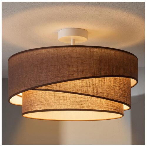 Brilagi Plafonski luster ARROW 1xE27/60W/230V &amp;Oslash; 45 cm braon Slike