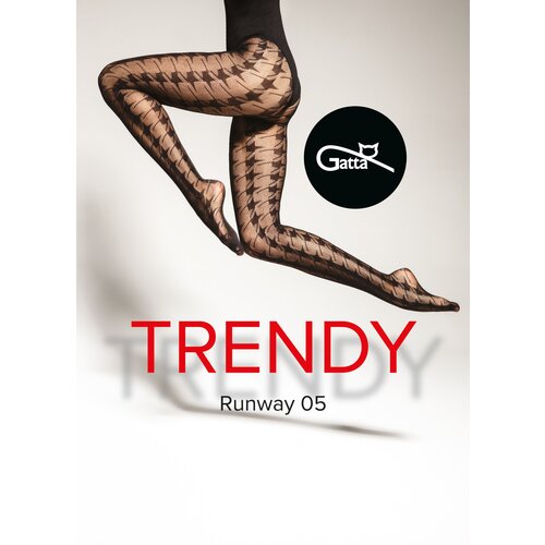Gatta runway 05 Tights Nero 1-2 Slike