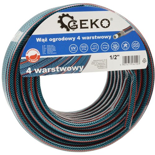 Geko Močna vrtna cev 4 plasti 1/2 20m za zalivanje, (20373110) Cene