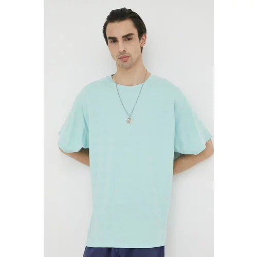 Levi's Pamučna majica boja: tirkizna, glatki model
