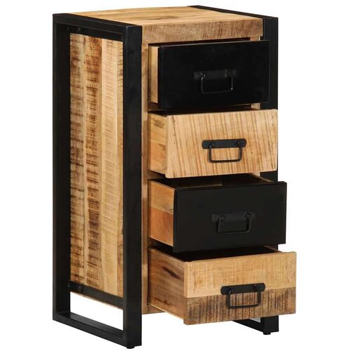 VidaXL Ormar s ladicama 40x40x90 cm Puno grubo drvo Mango Slike