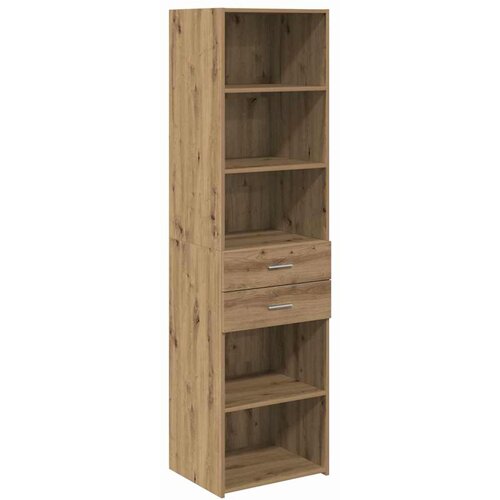 vidaXL Visok predalnik Umetni hrast 50 x 42,5 x 185 cm Konstruiran les, (5000107910) Cene