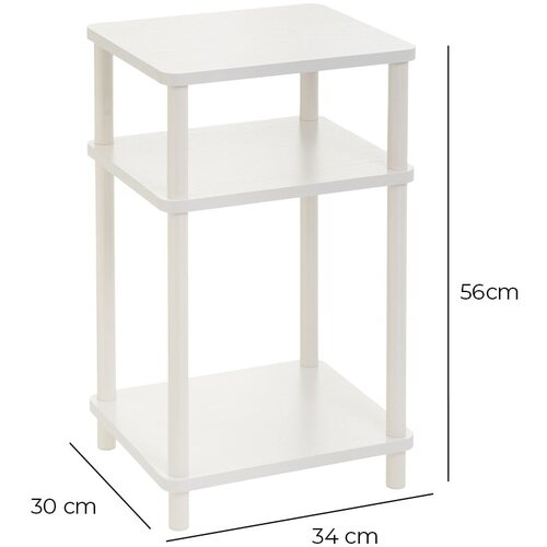 Casa Selecci&amp;oacute;n Stranska mizica 30x34 cm Alba &amp;ndash; Slike