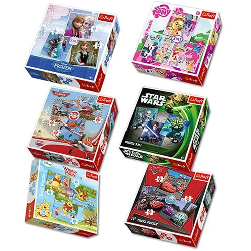 Unitas Nird Trefl Puzzle 3u1 Cijene