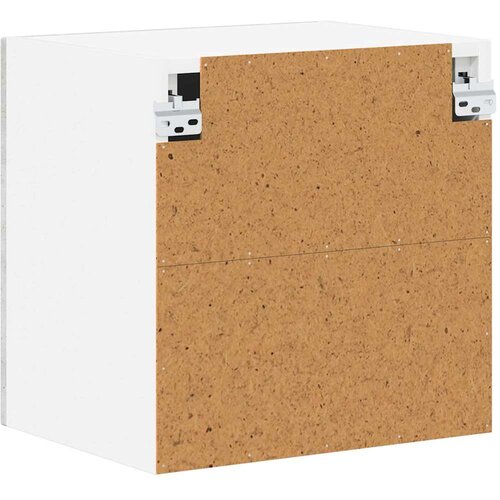  Ormar za Zid Lucca 2 pcs Betonska siva 40 x 31 x 40 cm Slike