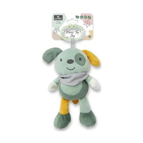 Lorelli PLISANA IGRACKA MUZICKA - DOG GREEN NATURAL (10191440009) Cene
