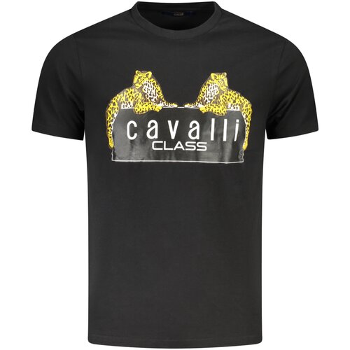 Cavalli Class SHORT SLEEVE T-SHIRT MEN BLACK Cene