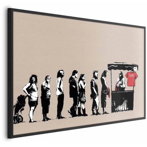  Plakat - Destroy Capitalism 60x40 Crni okvir Cijene