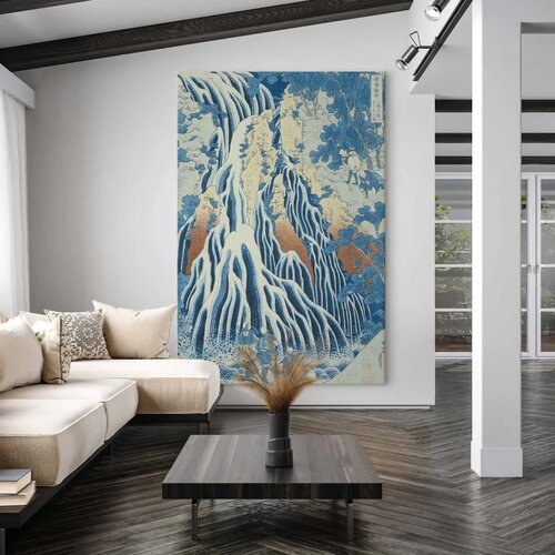  XXL slika - Hokusai Katsushika &amp;ndash; Kirifuri Waterfall at Kurokami Shimotsuke 133x200 Slike