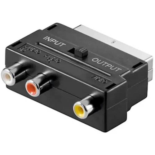 Goobay Audio - Video adapter dvosmjerni SCART na 3x RCA IN/OUT Slike