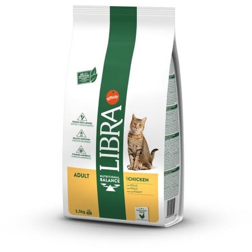 Libra cat adult suva hrana za odrasle mačke, piletina, 1.5kg Cene