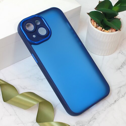 Torbica shining camera za iphone 15 6.1 plava Slike