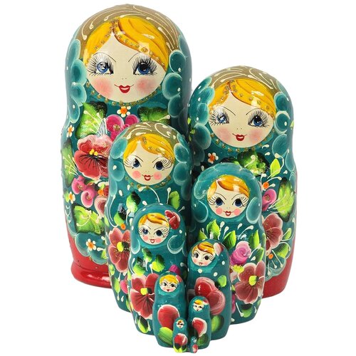  Originalna ruska matrjo&amp;scaron;ka 26 cm, set od 10 kom Slike