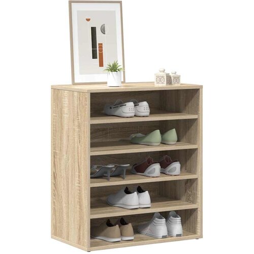  za cipele boja hrasta 60 x 35 x 70 cm konstruirano drvo Slike