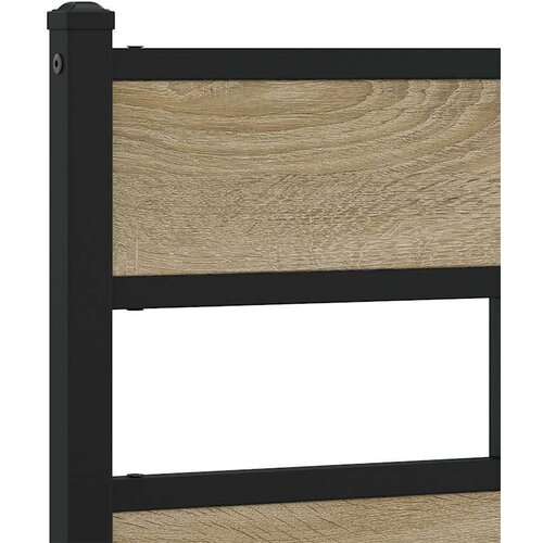 VidaXL metalni okvir kreveta bez madraca boja hrasta sonome 180x200 cm Slike